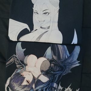 Lewd complex anime girl tee shirts